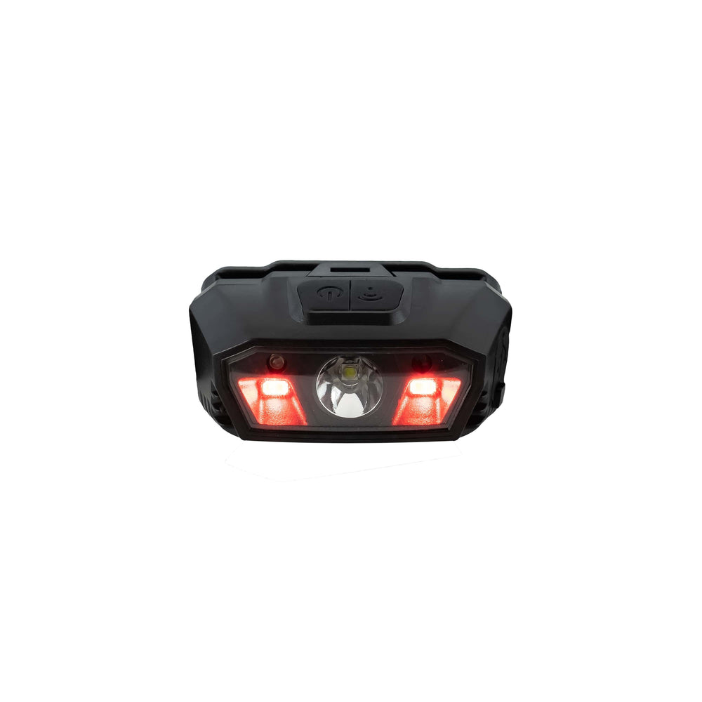Technik Headlamp H15 rechargeable LED 300 lumens IP44 with USB Type-C and motion sensor