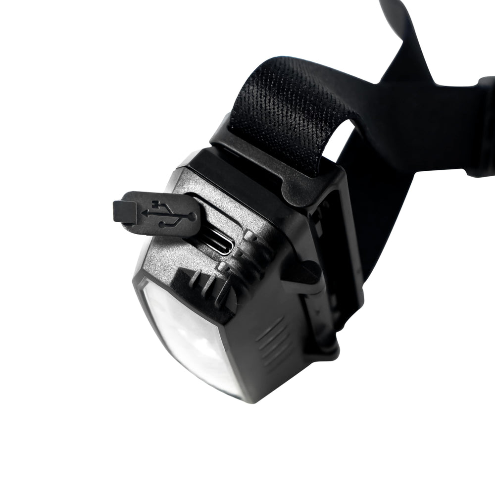 Technik Headlamp H15 rechargeable LED 300 lumens IP44 with USB Type-C and motion sensor