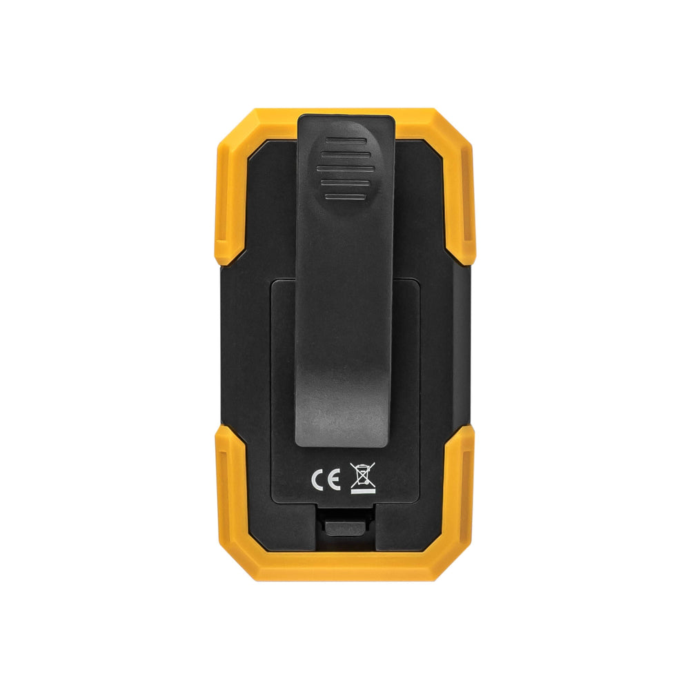 Technik LED flashlight W20 COB 250 lumens, 3xAAA powered, White plastic body, IPX2 with magnet and clip