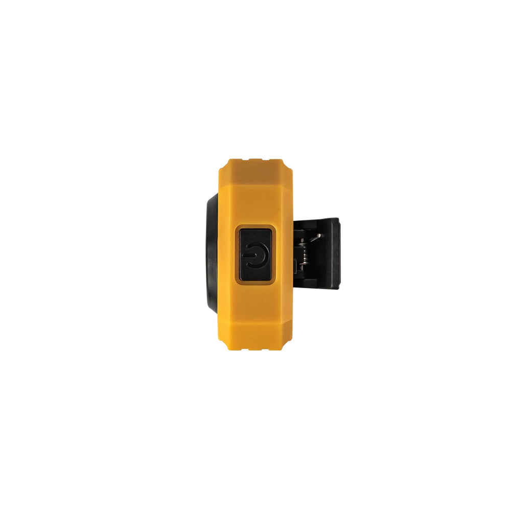 Technik LED flashlight W20 COB 250 lumens, 3xAAA powered, White plastic body, IPX2 with magnet and clip