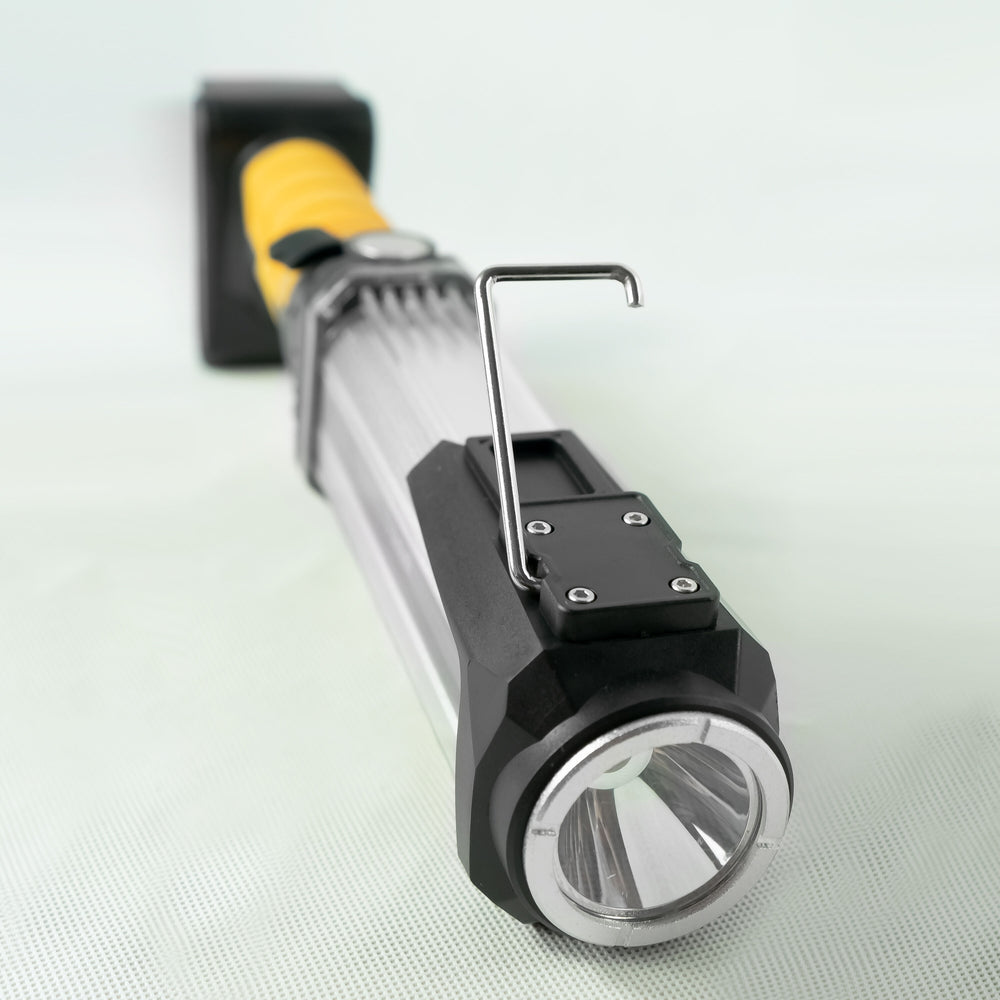 Technik LED Flashlight W50 COB+XPG 1000 lumens White IP55 with USB Type-C Rechargeable Battery and Powerbank