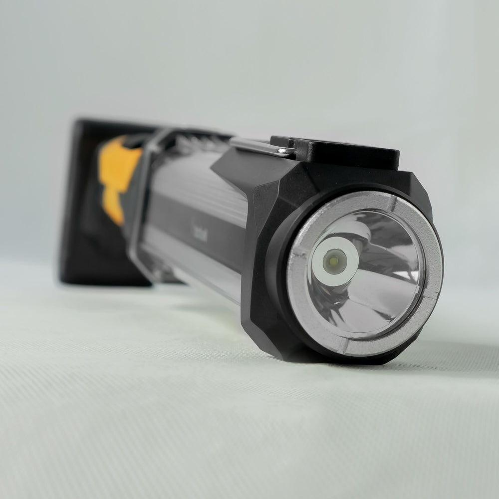 Technik LED Flashlight W50 COB+XPG 1000 lumens White IP55 with USB Type-C Rechargeable Battery and Powerbank