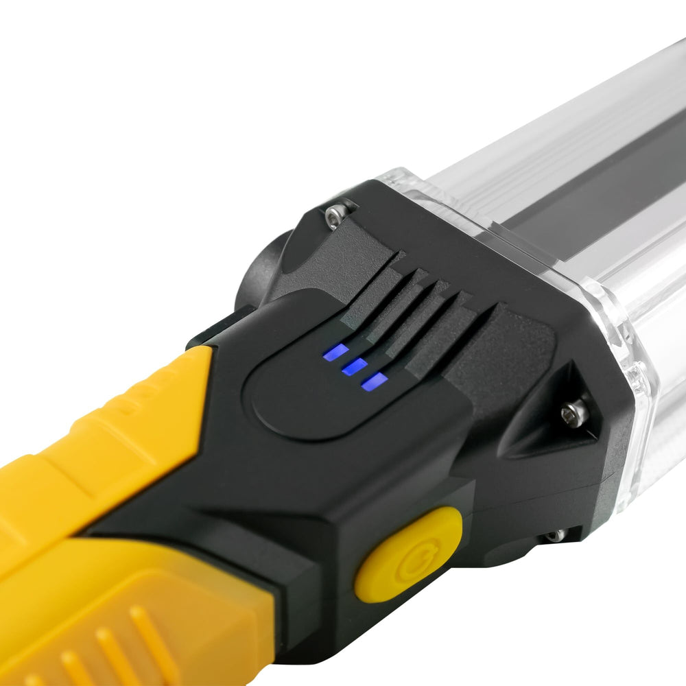 Technik LED Flashlight W50 COB+XPG 1000 lumens White IP55 with USB Type-C Rechargeable Battery and Powerbank