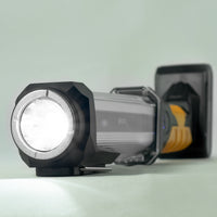 Technik LED Flashlight W50 COB+XPG 1000 lumens White IP55 with USB Type-C Rechargeable Battery and Powerbank