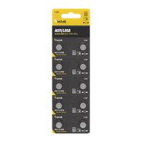 Technik Platinum AG11 LR58 362 1.5V Alkaline Knopfzellen-Batteriepack mit 10 Stück für Uhren und kleine Elektronik