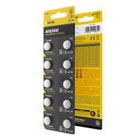 Technik Platinum Alkaline Knopfzelle AG12 LR43 186 386 1.5V B10 Packung mit 10 für Uhren und Kleingeräte