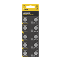 Technik Platinum Alkaline Knopfzelle AG12 LR43 186 386 1.5V B10 Packung mit 10 für Uhren und Kleingeräte