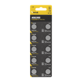 Technik Platinum Alkaline Knopfzelle AG8 LR55 191 391 1.5V B10 Pack mit 10 Stück für Uhren und Elektronik