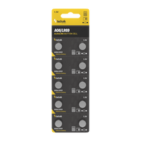 Technik Platinum Knopfzellen Alkaline Batterien 1.5V AG6 LR69 171 371 10er Pack für Uhren und Elektronik