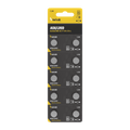 Technik Platinum Knopfzellen Alkaline Batterien 1.5V AG6 LR69 171 371 10er Pack für Uhren und Elektronik
