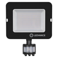 Ledvance LED Floodlight IP65 IK08 50W 4500 lumens 3000K Warm White Sensor Black Aluminium CE RoHS