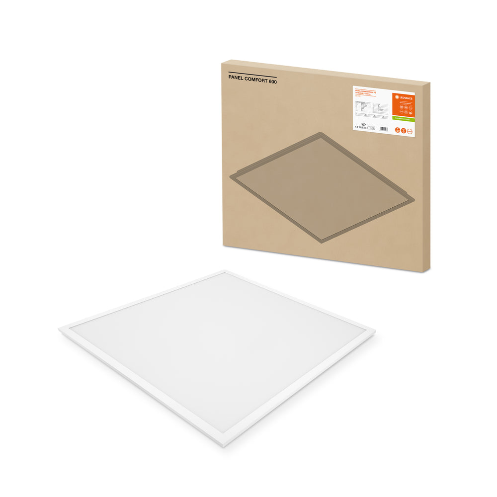 Tsong LED Panel 33W 4320 Lumen 4000K 230V IP20 CRI 80 Aluminium Weiß 60x60cm Komfort-Serie