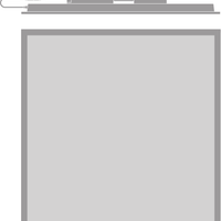 Tsong LED Panel 33W 4320 Lumen 4000K 230V IP20 CRI 80 Aluminium Weiß 60x60cm Komfort-Serie