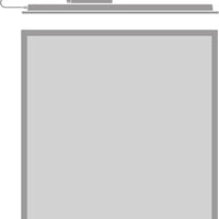 Tsong LED Panel 60x60cm 35W CCT Schalter 2700K 4000K 4200 Lumen UGR19 IP20 DALI dimmbar