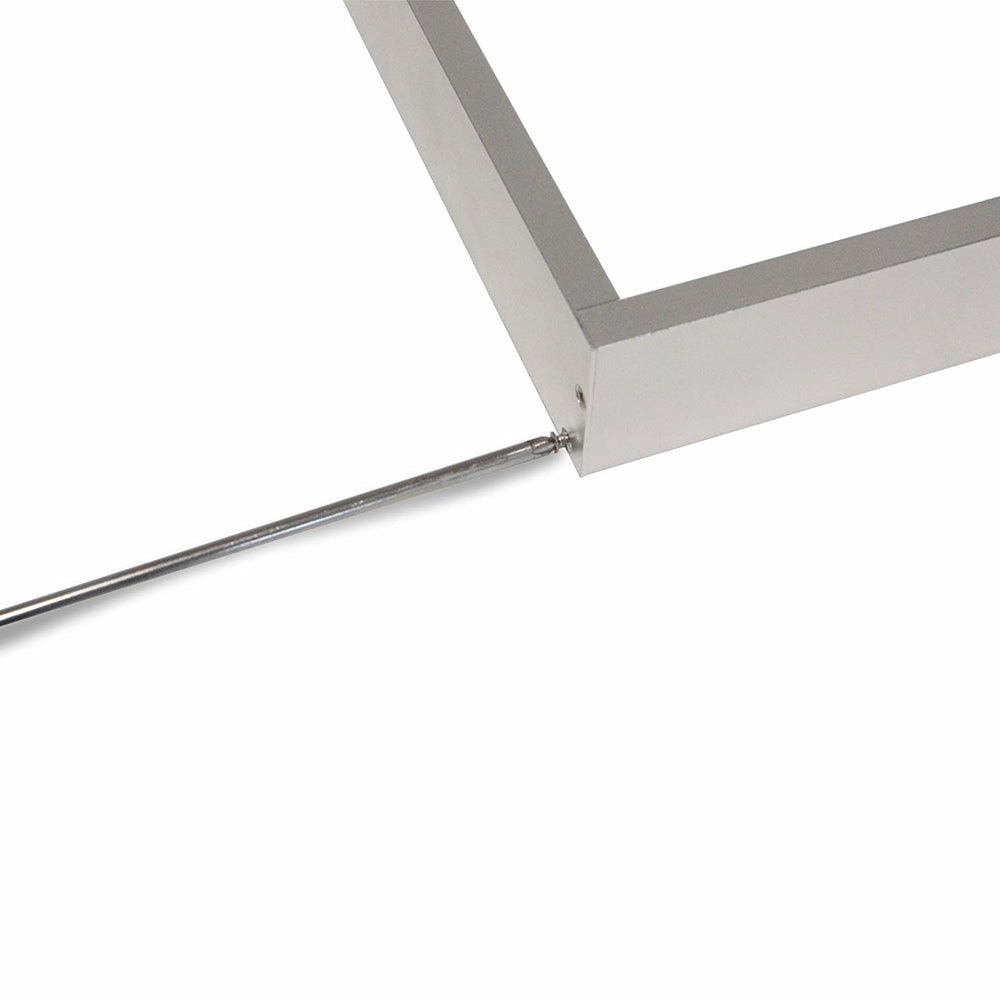 TSONG LED panel frame 120x30 cm Silver Aluminum, IP20, 220-240V AC, CE RoHS certified