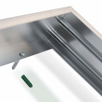 TSONG LED panel frame 120x30 cm Silver Aluminum, IP20, 220-240V AC, CE RoHS certified