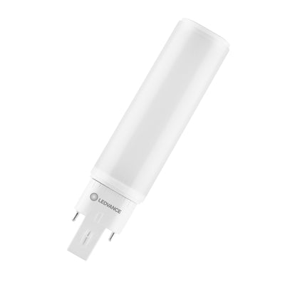 Ledvance LED PL-C G24q-1 4Pins Lamp, 10.5W 230V 1521 lumens 3000K, CRI 80, IP20, 120° Beam Angle, Philips Chip