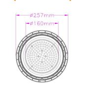 TSONG LED recessed spotlight 18W 6000K 1620 lumens 220-240V IP20 Ra≥80 90° Black Aluminium CE RoHS