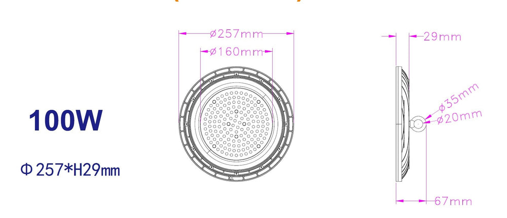 TSONG LED recessed spotlight 18W 6000K 1620 lumens 220-240V IP20 Ra≥80 90° Black Aluminium CE RoHS