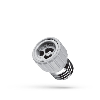 Spectrum E27 zu GU10 Adapter IP20, 230V, weißes Gehäuse für nahtlose LED-Umrüstung
