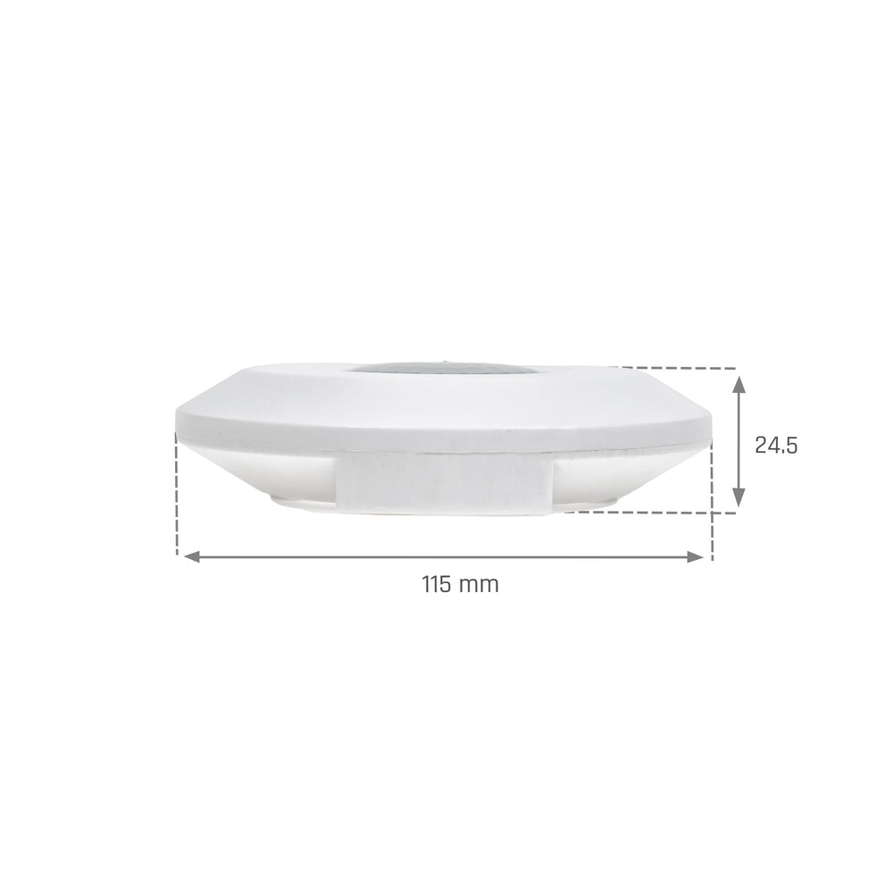 Spectrum smart PIR sensor 360° surface mount, 2000W load, 8m range, 1-10V, Wi-Fi BT, IP20, 230V