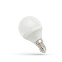 Spectrum LED G45 E14 230V 6W warm white, 520 useful lumens, 3000K, 160° light beam, IP20, durable lighting