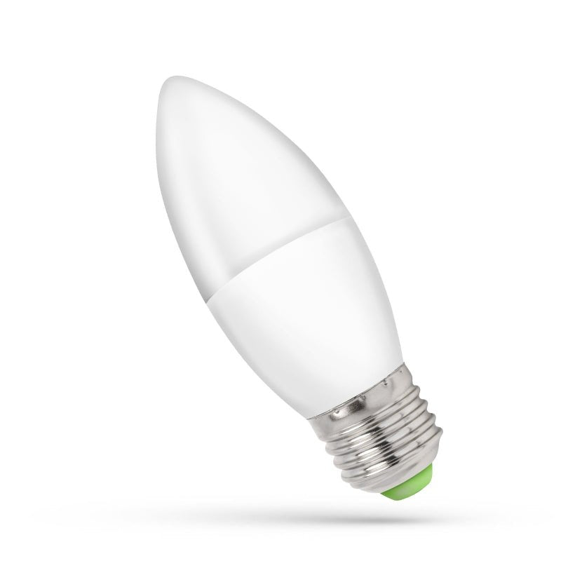 Spectrum LED Candle Lamp C37 E27 Warm White 3000K 6W 520 Lumen 160° - Perfect Atmosphere at Home