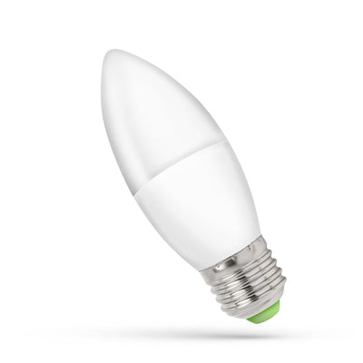 Spectrum LED Kerzenlampe C37 E27 warmweiß 3000K 6W 520 Lumen 160° - perfekte Atmosphäre zu Hause