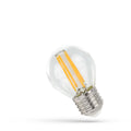 Spectrum LED Lampe G45 E27 4W Filament 2700K Warmweiß 230V 500 Lumen Glaskugel Nicht dimmbar