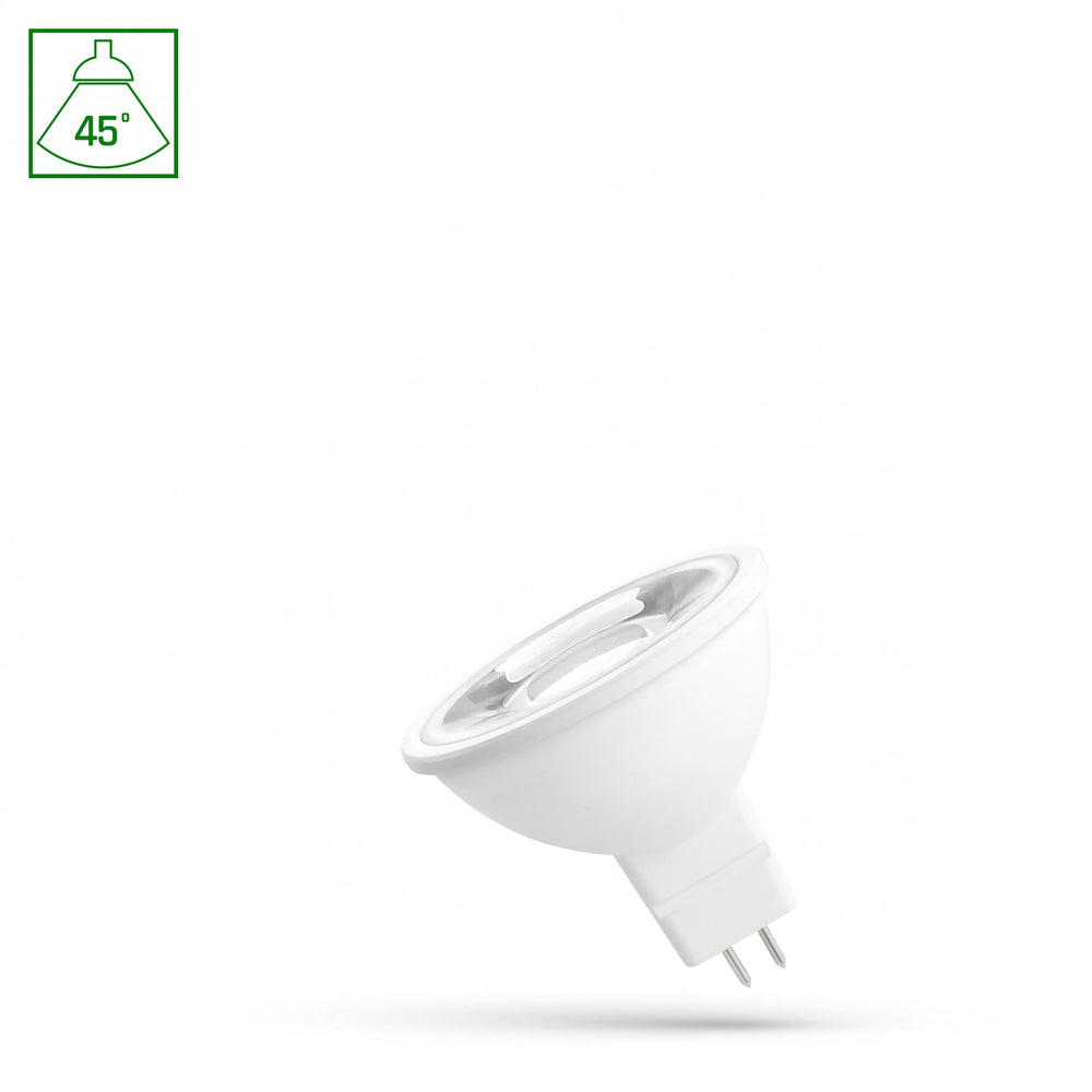 Spectrum LED MR16 GU5.3 12V 6W 3000K Warmweiß 450 Lumen 45° Abstrahlwinkel nicht dimmbare Spotlampe