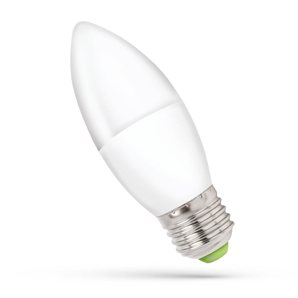 Spectrum LED-Kerzenlampe C37 E27 230V 6W NW 4000K, 540 Lumen für den Innenbereich, 160° Abstrahlwinkel, nicht dimmbar