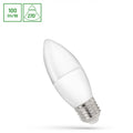 Spectrum LED-Kerzenlampe C37 E27 230V 1W CW 6000K mit 100 Lumen kaltweißem Licht und 270° Lichtverteilung
