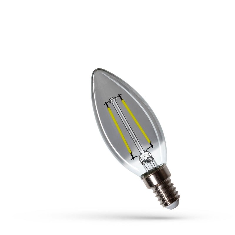 LED-Kerze C35 E14 230V 3W 4000K NW 150 nützliche Lumen Spektrumlampen für Innenbeleuchtung