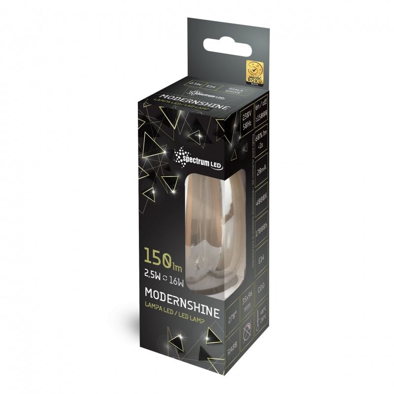 LED-Kerze C35 E14 230V 3W 4000K NW 150 nützliche Lumen Spektrumlampen für Innenbeleuchtung