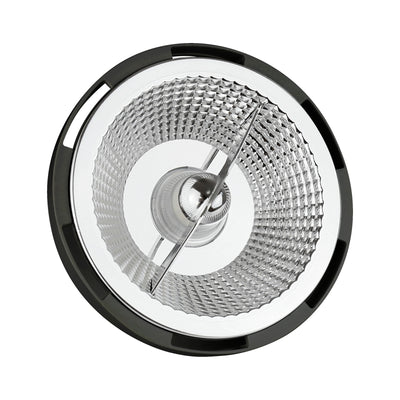 Spectrum LED AR111 GU10 12W 3000K schwarz mit 1050 Lumen, 45 Grad Winkel, warmweiß, 50.000 Stunden, 2 Jahre Garantie