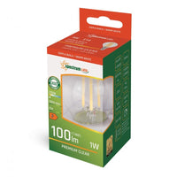 Spectrum LED Lampe G45 E14 2700K 230V 1W warmweiß, 100 Lumen, 300° Abstrahlwinkel, energiesparend und langlebig