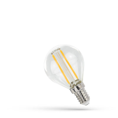 Led lamp g45 e14 fitting 1w filament 4000k clear white light