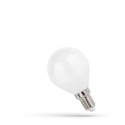 LED Lampe G45 E14 1W Filament 4000K klares weißes Lichtspektrum