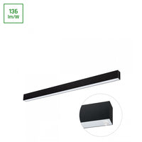 Spectrum Allday 36W LED sensor lamp with 4000K, 115° beam angle, 112cm black, 4900 lumens, IP20, 2-year warranty